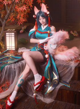 【现货】守望先锋雾子cos服稻荷御狐 九大爷服饰