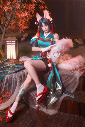 【现货】守望先锋雾子cos服稻荷御狐 九大爷服饰