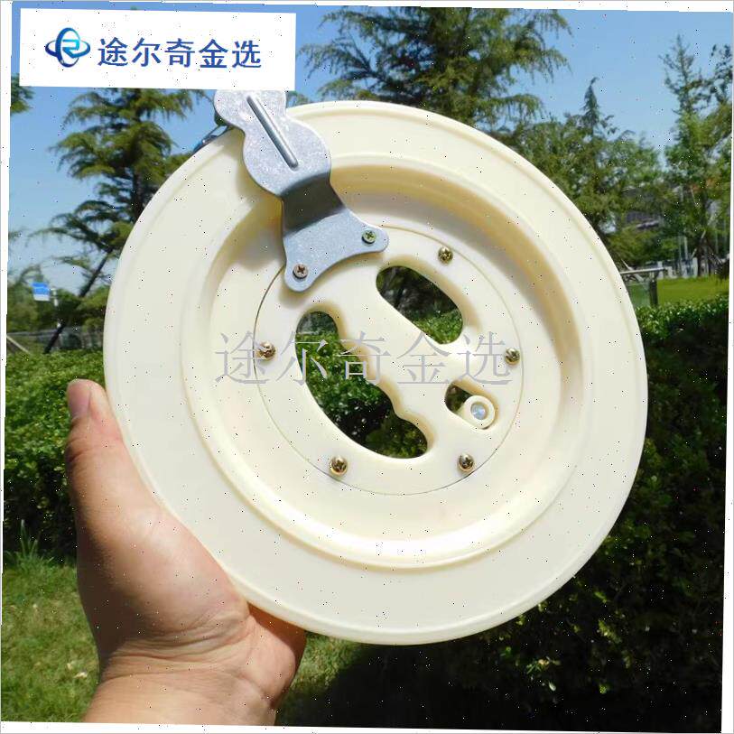 新款ABS耐摔风筝线轮成人儿童专业高档M线盘白轮钓鱼手握轮轴承