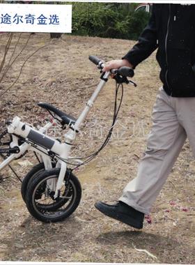 dahon折叠k车助推轮座管推行轮k3 plus 412风行万向易行轮专