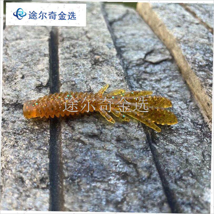 浮水虾软饵黑坑倒钓鲈钓抢t鱼神器彷生H路亚bibi虾饵加盐加腥软