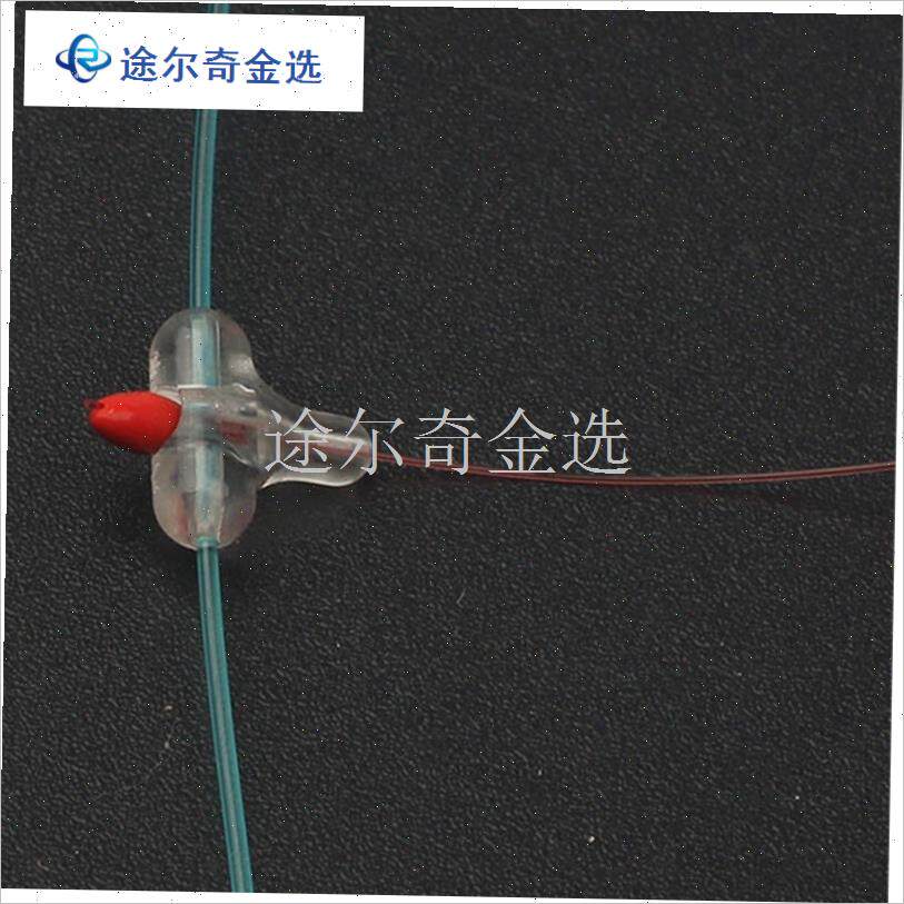 新型海钓聪明豆台湾十字交叉豆串钩钓组防缠绕透明子Y线挡珠钓配