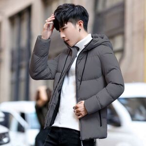 现货 2021秋冬新款连帽棉袄韩版帅气冬装加厚保暖棉服棉衣MY9330图片
