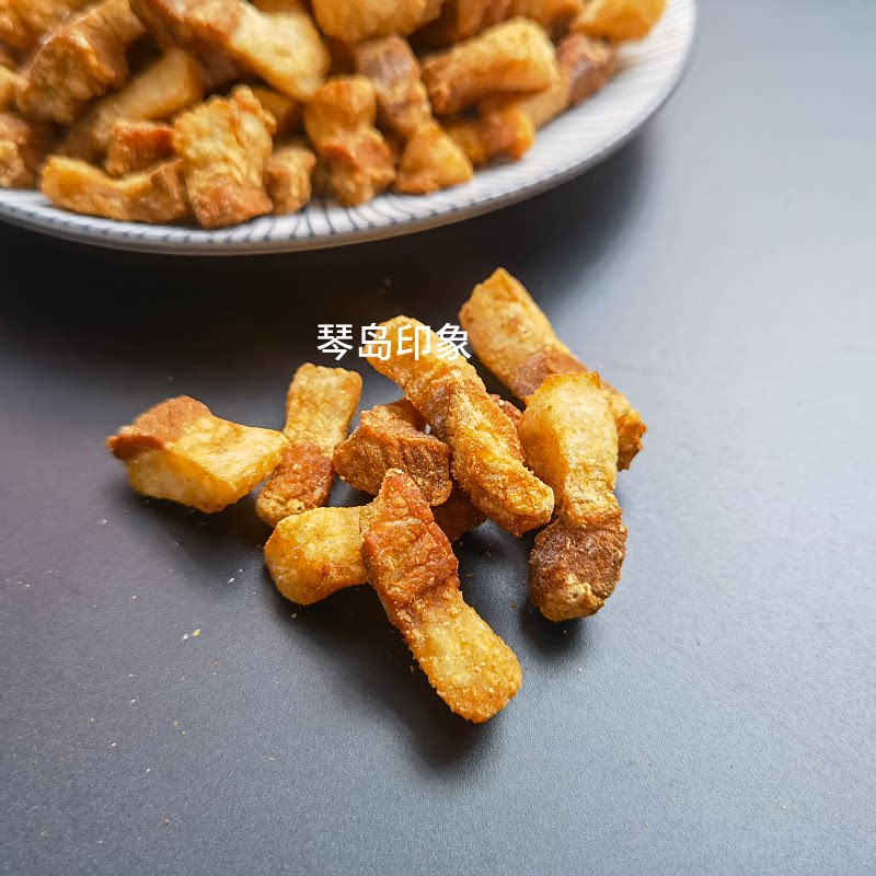 肉丁猪肉脂渣 脆哨凉拌青岛特产炖菜猪油渣油梭子生酮零食猪肉粕