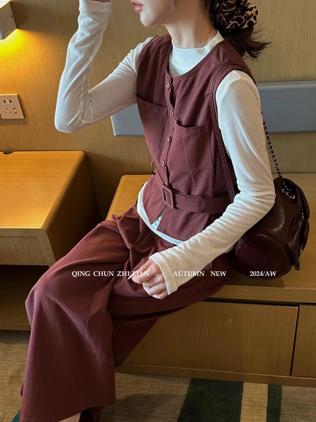 秋季新款韩版时尚通勤套装女显瘦时尚套装