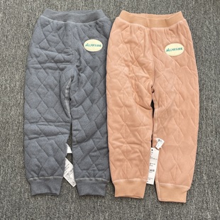 校服神器男童三层夹棉 秋冬新款 120儿童保暖裤