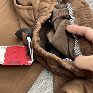 春秋男女童字母刺绣束脚裤 童装 150奥利绒棉女童卫裤 不退换110