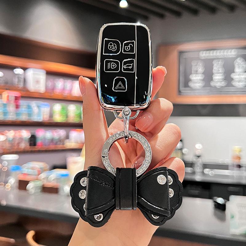 适用捷豹XFL钥匙套汽车XEL壳XJL扣FPACE包XF专用XE高档EPACE男女