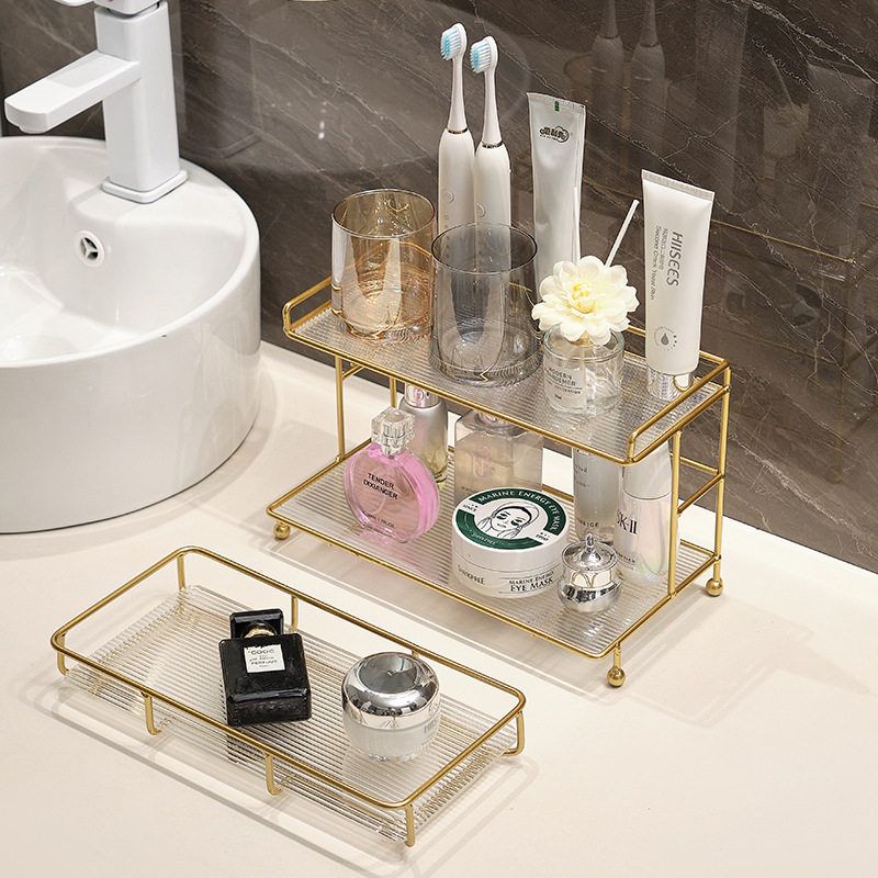 卫生间置物架浴室收纳架免打孔厕所洗澡间洗手池神器小壁柜落地式