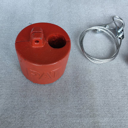 徐工中联三一吊车重锤高度限位器挂坠通用型扁锤吊坠配重包邮