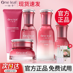 一叶子水乳套装补水保湿葡萄多酚舒缓修护敏感肌女护肤品官方正品