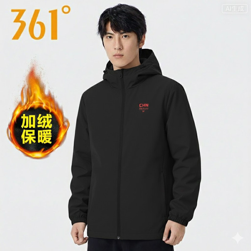 361绒里风衣男2026冬季新款官方正品男款宽松运动厚外套552544613,运动服/休闲服装,运动风衣,淘宝优惠券,粉丝福利购,淘宝优惠卷