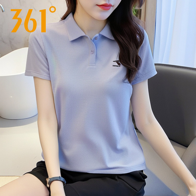 361翻领t恤女运动polo衫