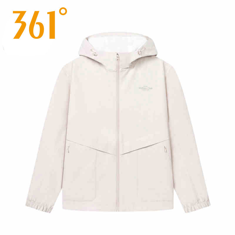 【商场同款】361风衣外套女秋季连帽夹克休闲百搭健身运动服上衣