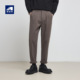 墨麦客轻商务毛呢休闲裤 长裤 子男2025秋冬新款 基础纯色直筒男士