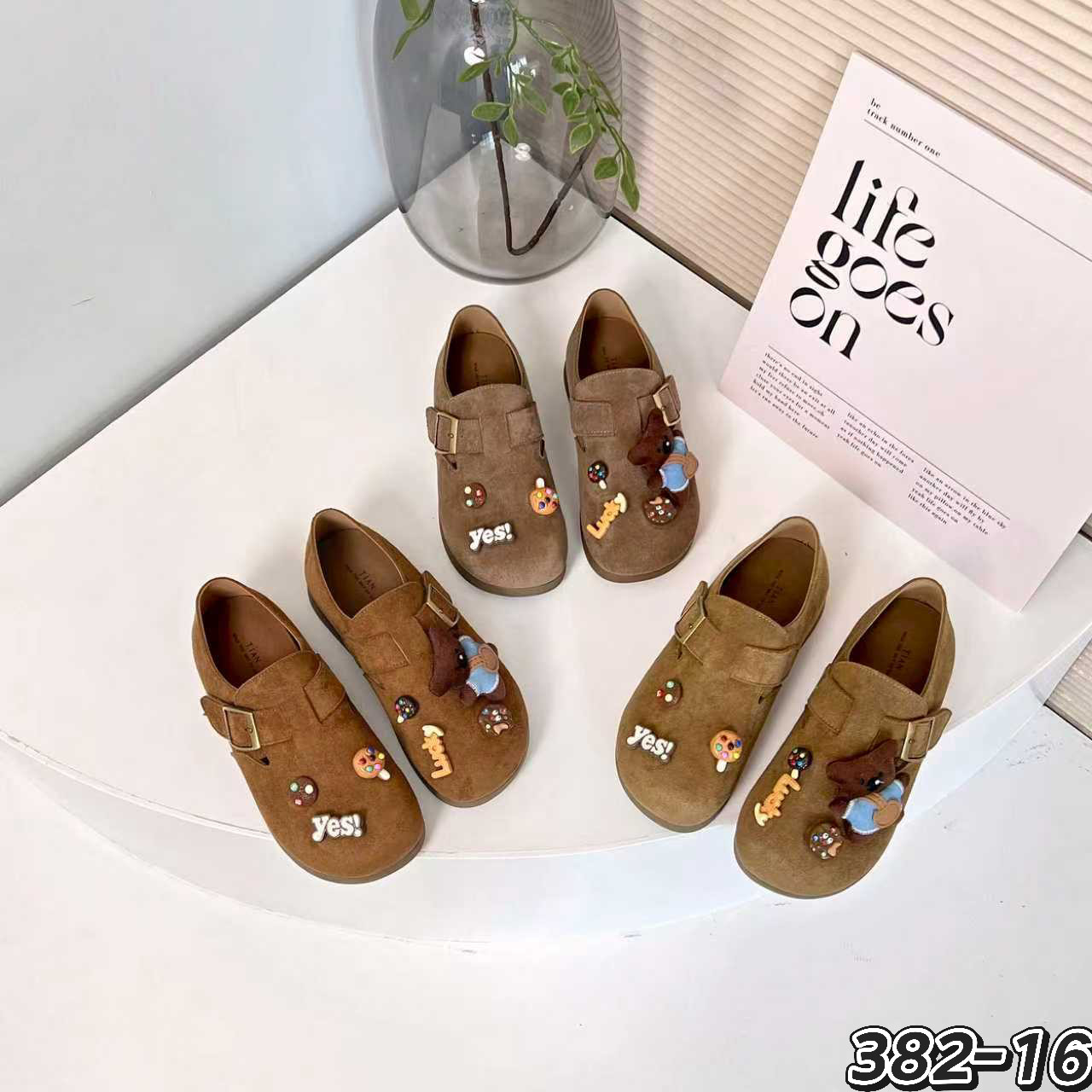 2026春季新款平底内增高百搭休闲韩系爆款勃肯鞋,女鞋,勃肯鞋/软木鞋,淘宝优惠券,粉丝福利购,淘宝优惠卷