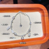 足银999纯银上上签银坨盘缠手链女碎银子多宝葫芦手链国风女礼物