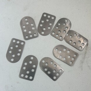 不锈钢小扎甲DIY盔甲铠甲制作银色不生锈甲胄材料包甲片札甲配件