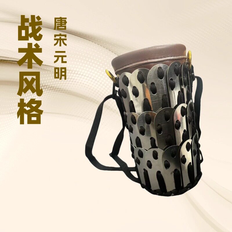 儿童不锈钢背包水杯袋保温水壶金属皮革防烫杯套手机充电宝收纳包