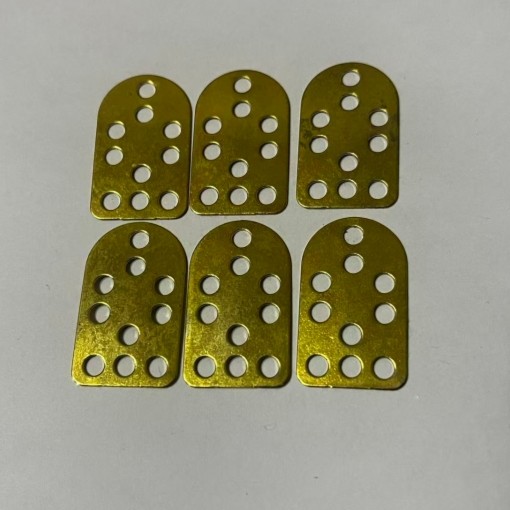 顿项金色小圆头扎甲片瑕疵特价