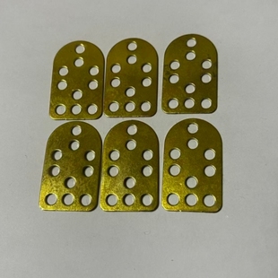 顿项金色小圆头扎甲盔甲甲胄制造表面瑕疵特价处理铠甲甲片札甲