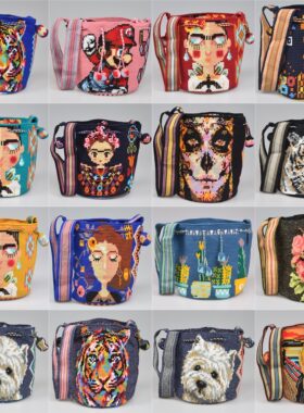 SUSUWAYUU/瓦尤 wayuu手工编织包斜挎流苏水桶包民族风波西米亚风