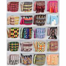 wayuu瓦尤包迷军绿彩款包手工编织包流苏春款女民族风波西米亚风