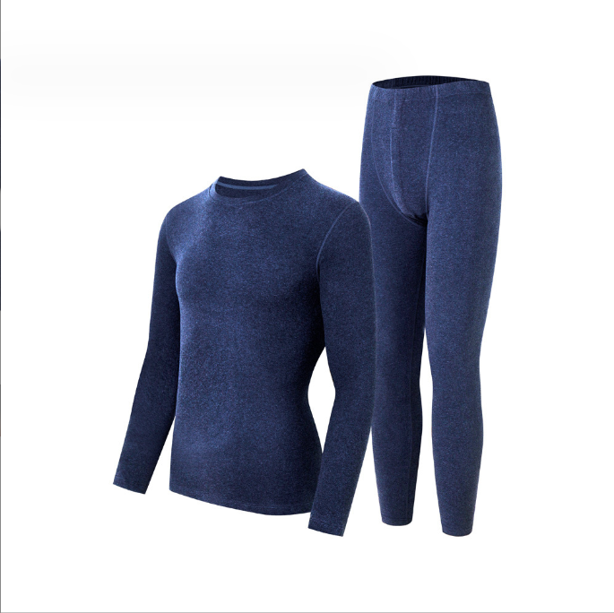 秋衣秋裤男款套装全面磨绒厚款