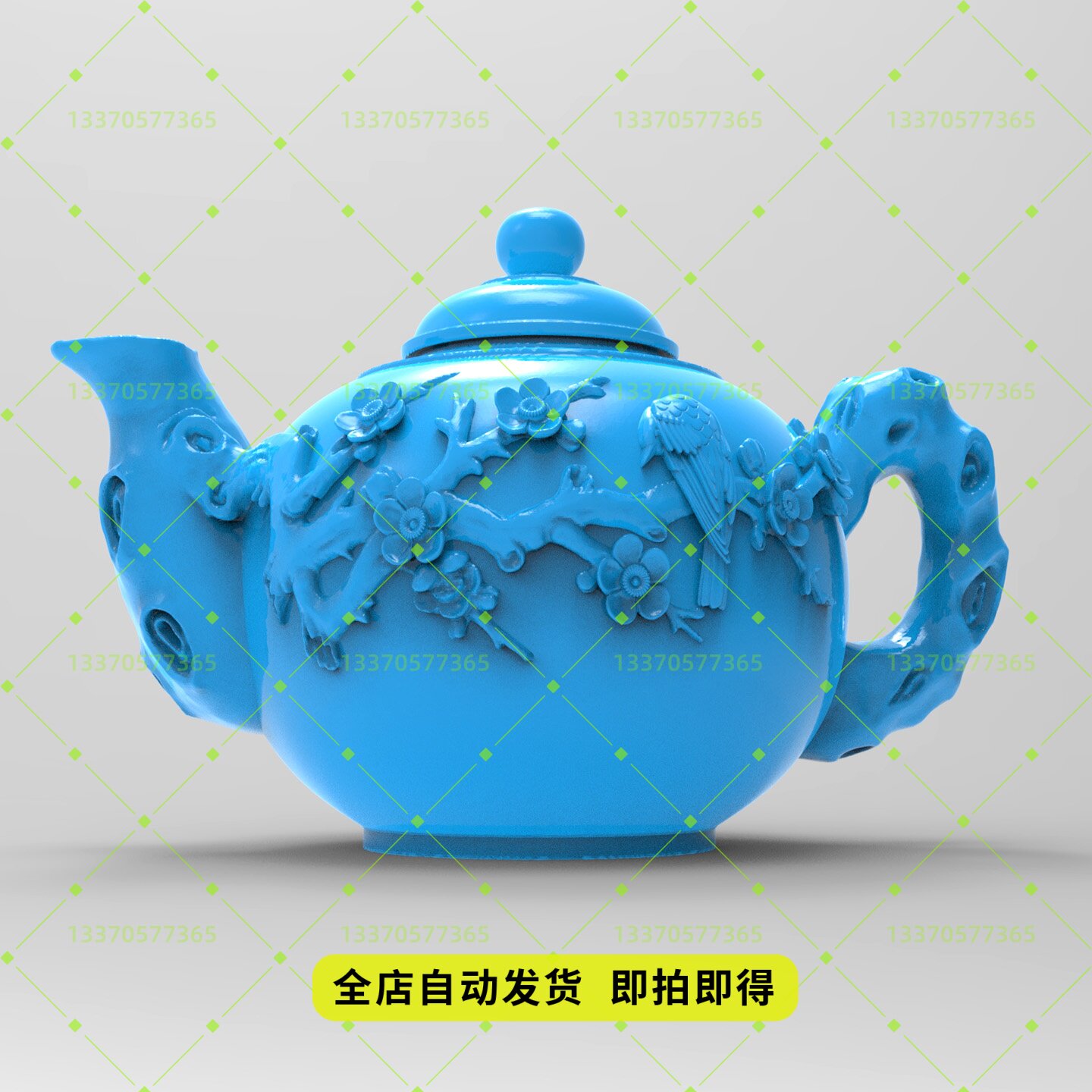 极品花stl数控雕刻图三维立体圆雕图3D打印模型精雕图