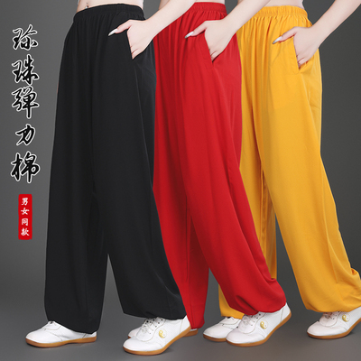 武承2025新款夏季薄款太极裤侧兜