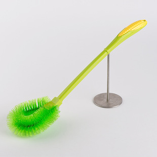 可爱玉米手柄马桶刷 浴室公厕地板墙缝扁头无死角清洁刷厕所