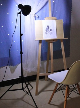 静物写生灯画室美术生专用素描聚光灯打光灯摄影灯创意客厅落地灯