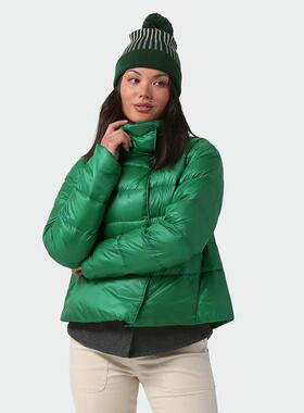 Women's Amalia Down Jacket女士加厚保暖超轻短款宽松羽绒服M