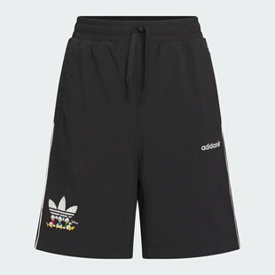 三叶草儿童运动简约休闲短裤 JM7298 阿迪达斯正品 Adidas