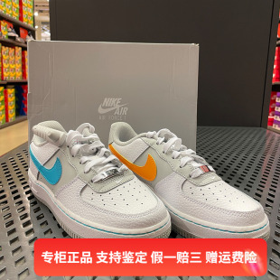 Force Low AF1白灰蓝拼接女子运动板鞋 100 Nike耐克 DJ9993 Air