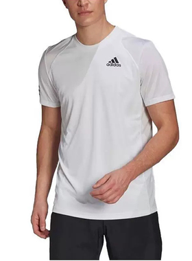 正品Adidas/阿迪达斯夏男款运动透气圆领百搭休闲短袖T恤 GL5401