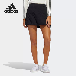 Adidas FS6491 简约百搭透气高尔夫休闲运动短裙 阿迪达斯女子经典