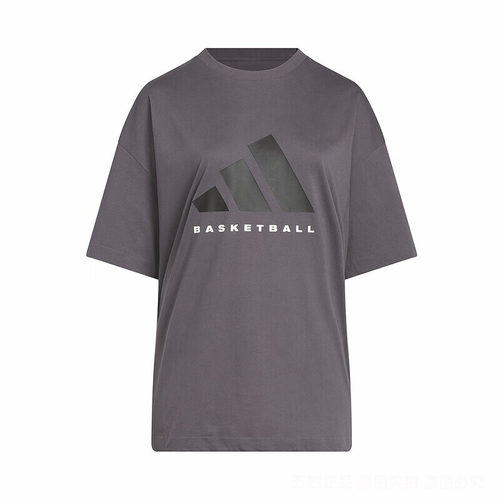 Adidas/阿迪达斯男女通用情侣款纯棉篮球短袖圆领运动T恤JC7834
