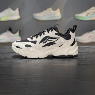 老爹鞋 李宁女子休闲鞋 减震回弹潮流运动鞋 新款 AGLV174 2025秋季