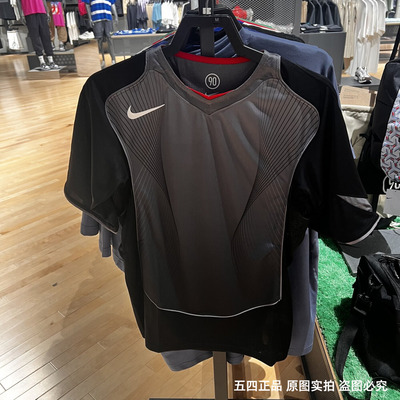 NIKE耐克25夏新款男子运动休闲舒适透气足球短袖球衣 HV1179-010