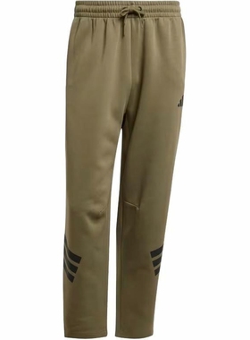 adidas阿迪达斯裤子男2025春季新款经典三条纹九分运动裤JD4891