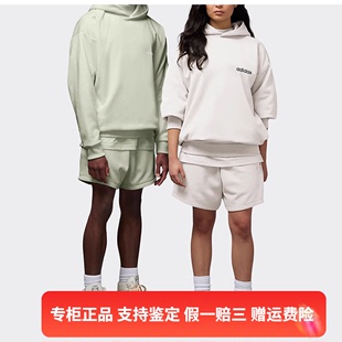 正品Adidas/阿迪达斯三叶草男女连帽加绒卫衣套头衫IA3439 IA3438