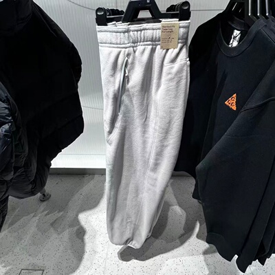 NIKE耐克男裤26春新款保暖摇粒绒收口休闲运动休闲长裤HV1124-009