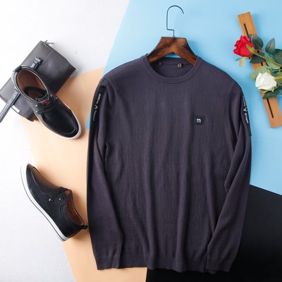 男款长袖针织衫套头时尚春秋打底