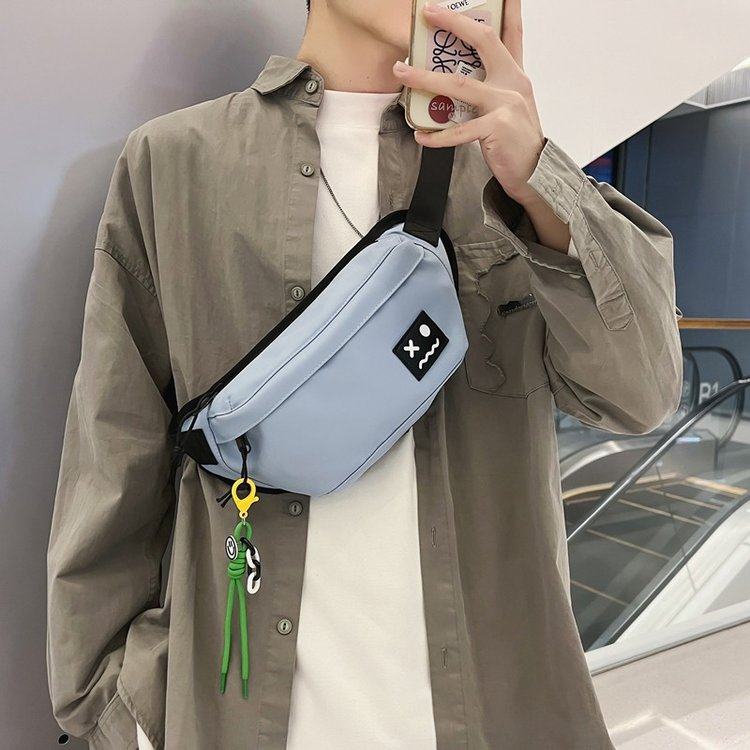 防水潮牌男女同款胸包2026新款春季限定尼龙布韩系小众复古斜挎包,箱包皮具/热销女包/男包,胸包,淘宝优惠券,粉丝福利购,淘宝优惠卷