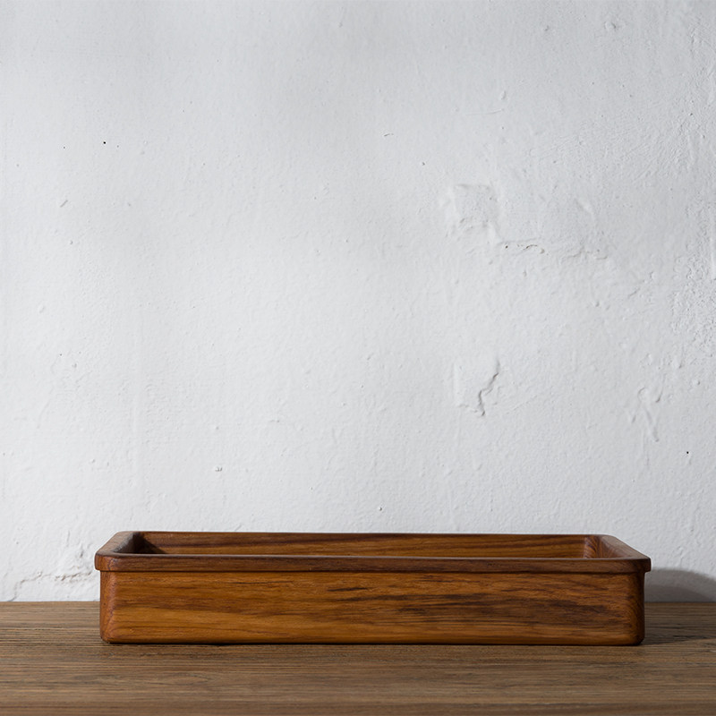 Hand made Woodenware Teak rectangle Tray solid wood tea tray Pure handwork woodiness Dinner plate Fruit plate storage boxin the Tableware , Tea set , Tea tray  category - from Buy2taobao.com to provide professional Taobao agent buy service