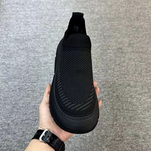 休闲运动厚底舒适轻便百搭单鞋 广州休闲加密飞织透气网面男士 爆款