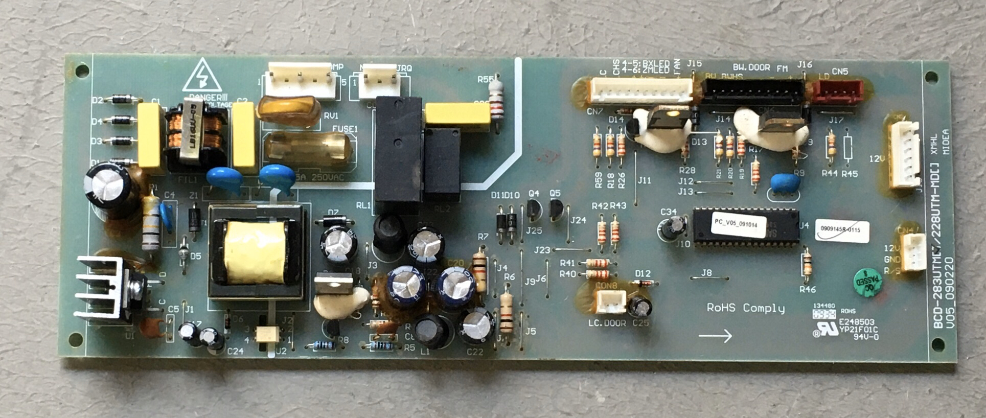 美的冰箱主板 BCD-228UTM BCD-283UTM-C 电脑板 电源控制主板