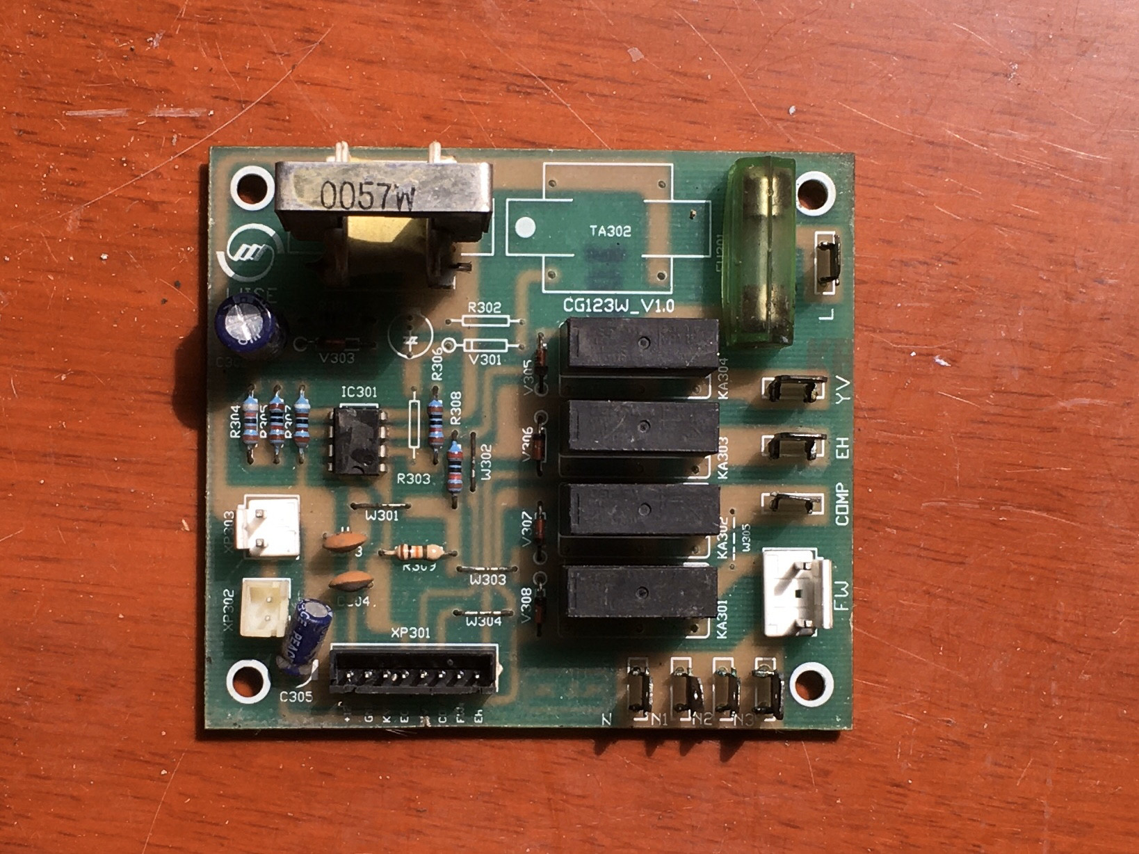 厡装拆机春兰空调外机主版电脑内外版cg123w-v1.0 kfr-70lw/h2d