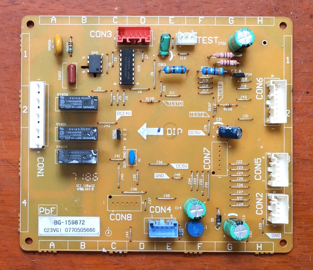 原装松下冰箱主控板主板BG-159872 C23VG1